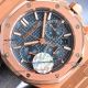 HBF replica audemars piguet royal oak chronograph rose gold blue dial watch (7)_th.jpg